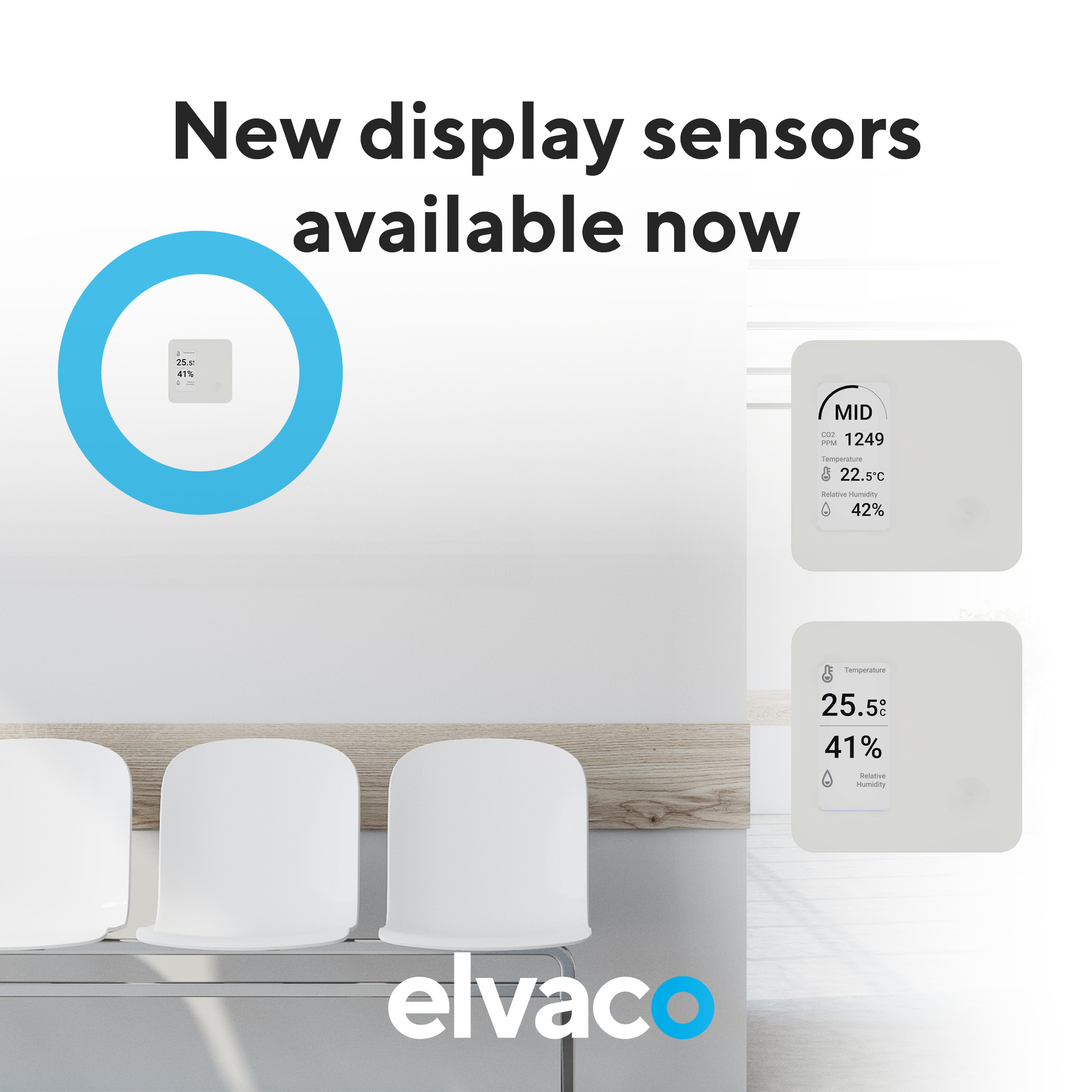 Nu tillgängliga - nya LoRaWAN-sensorer med display